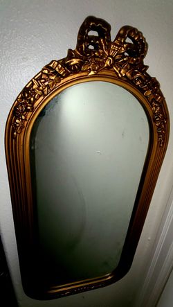 Antique Vintage Mirror Approx 30" X 12"