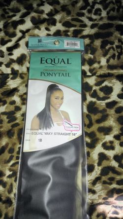 Synthetic pony tail