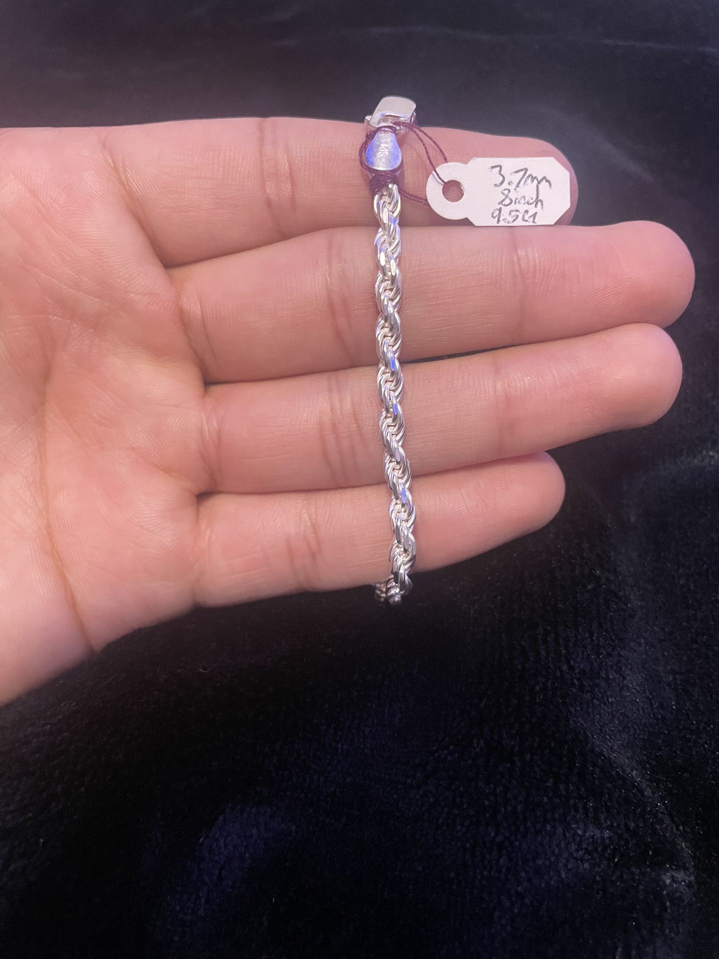 925 Silver Rope Bracelet