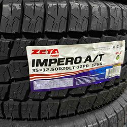 LT 35 1250 20 AT New Tires Set 