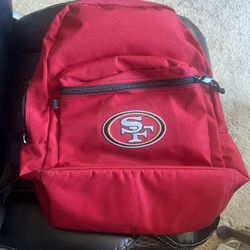 Basic Red San Francisco 49ers Backpack Made In USA 