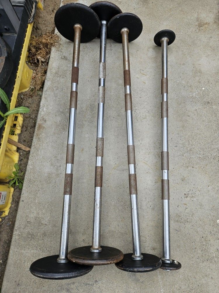 Fixed Weight Bars ( Barbells With Weights )