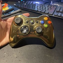 Gold Chrome Xbox 360 Controller