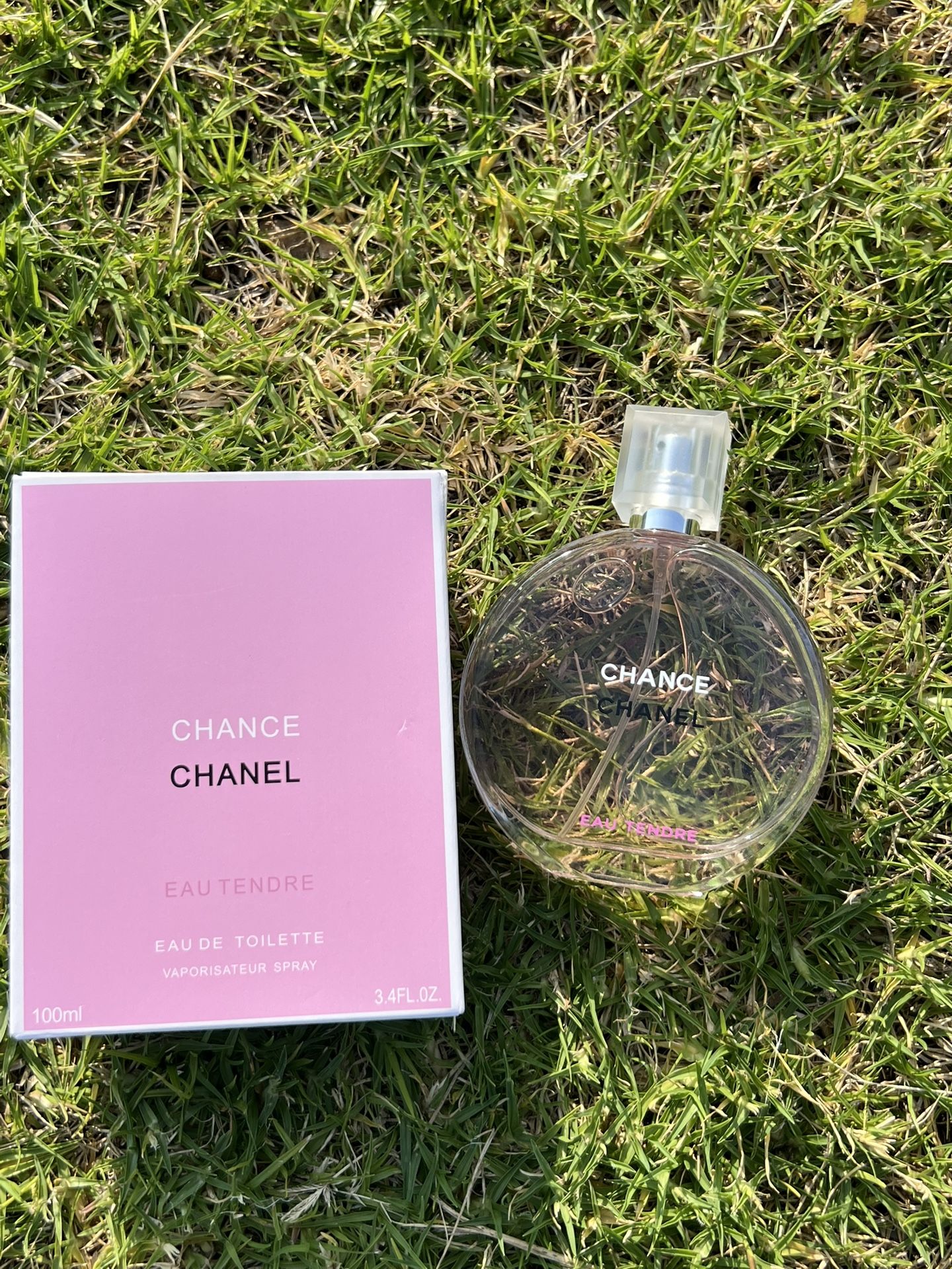 Chanel Pink And Silver Perfume 