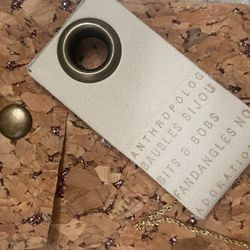 Letter “S” Anthropologie Necklace 