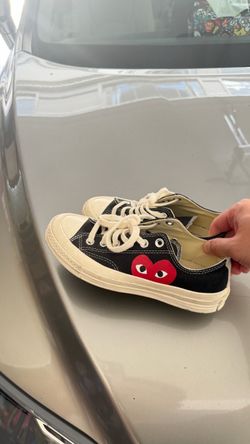 Converse Comme des Garcons CDG PLAY Black Women US 7 / Men US 5