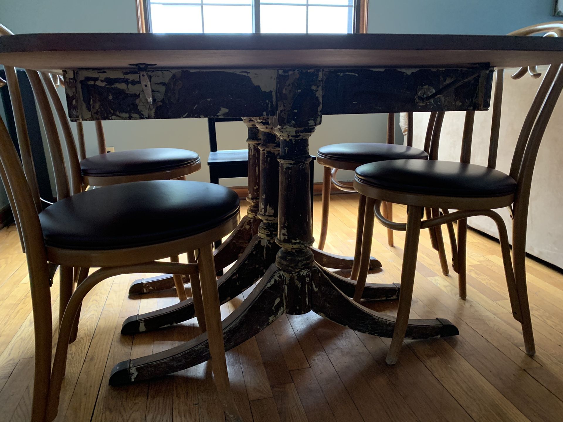Restored Vintage Dining Room Table