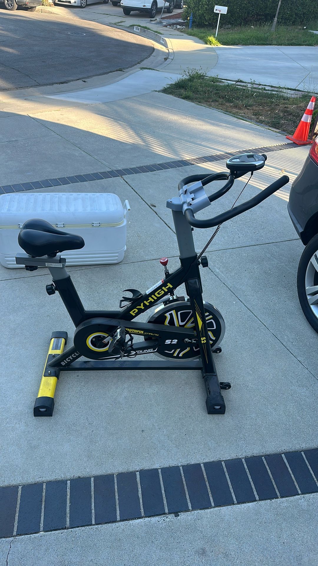 Like New PYHIGH S2 Indoor Exercise Bike – Barely Used!