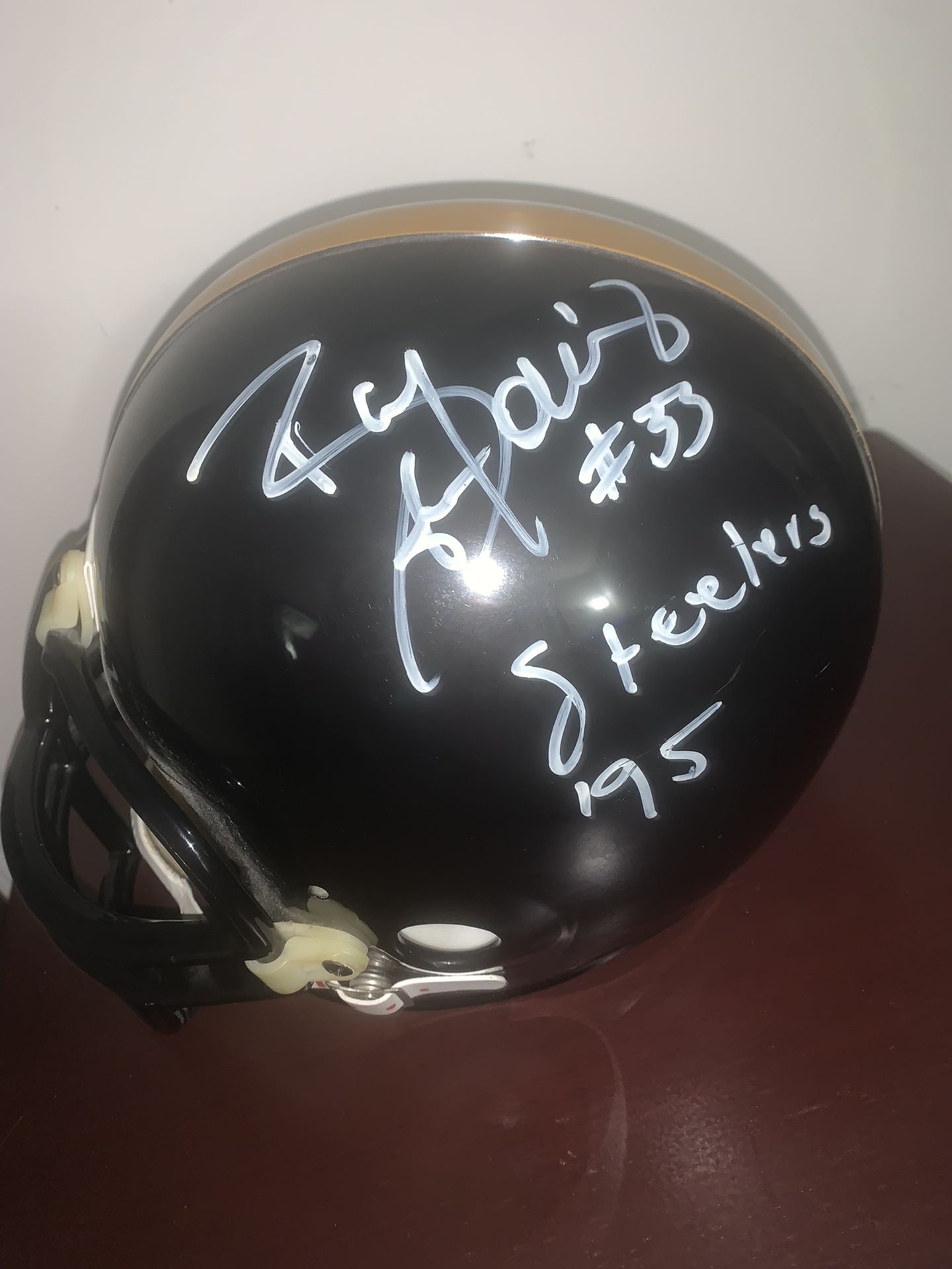 Autographed Steelers Helmet 95’