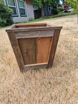 Planters made from recycled/repurposed wood