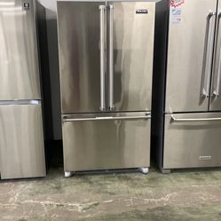 Viking French Door Refrigerator Stainless Steel