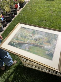 Claude Monet Painting