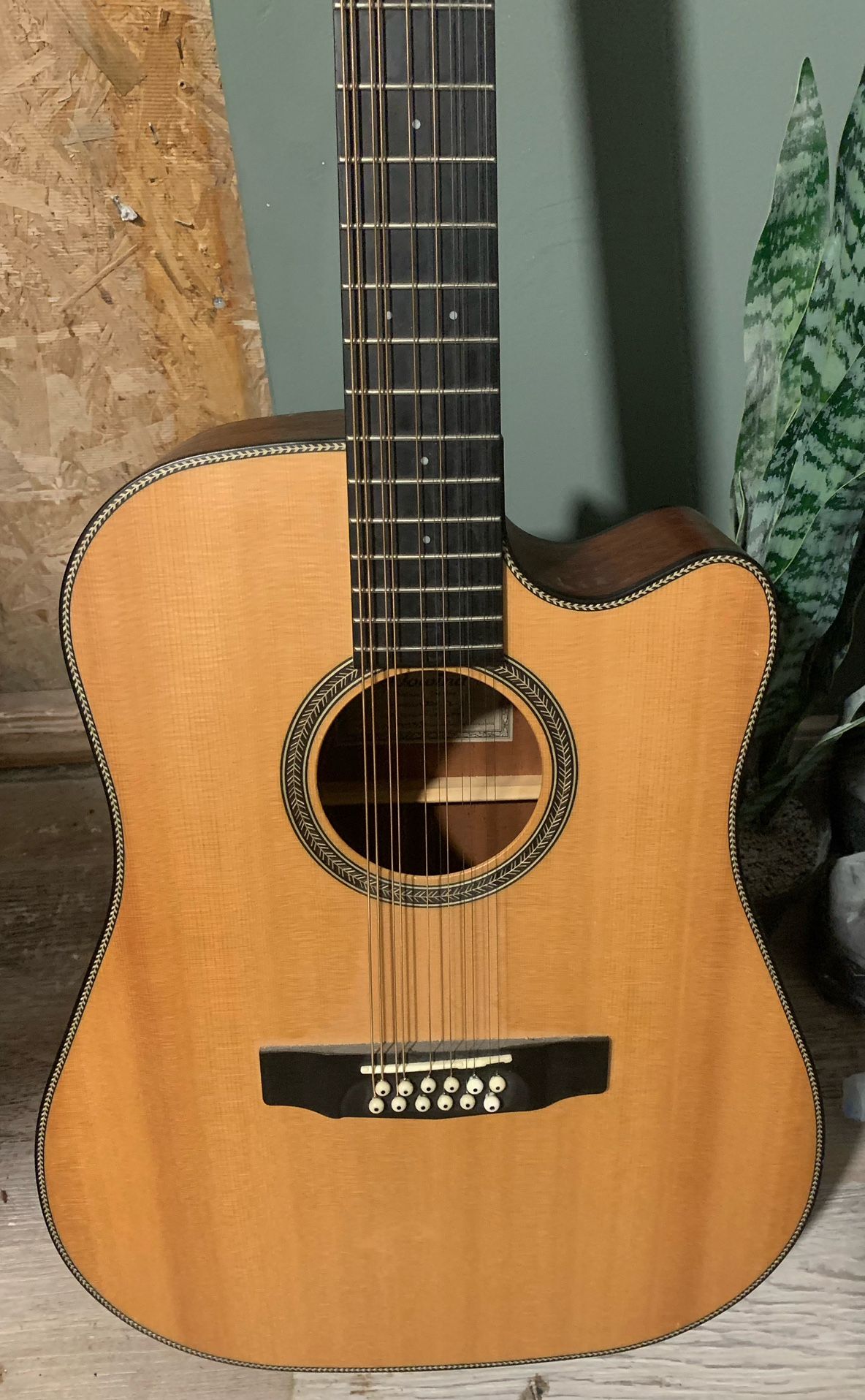 Dowina 12 String Acoustic/Electric Guitar