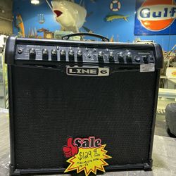 AS IS SALE Line 6 Spider IV 75 watt guitar amp missing knob pick up only 