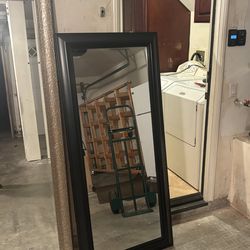 61”x28” mirror for sale black