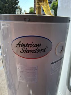 Open box 2025 American Standard water heater 30 gallons gas