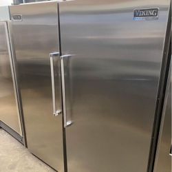 Viking Professional 66” Column Fridge And Freezer Set
