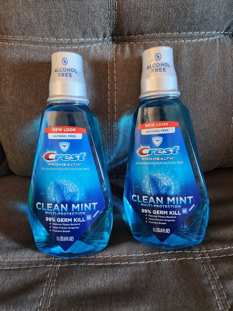 Crest mouthwash $ 4 EACH 