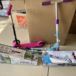 Kids Scooters (Kick N Go + Frozen)