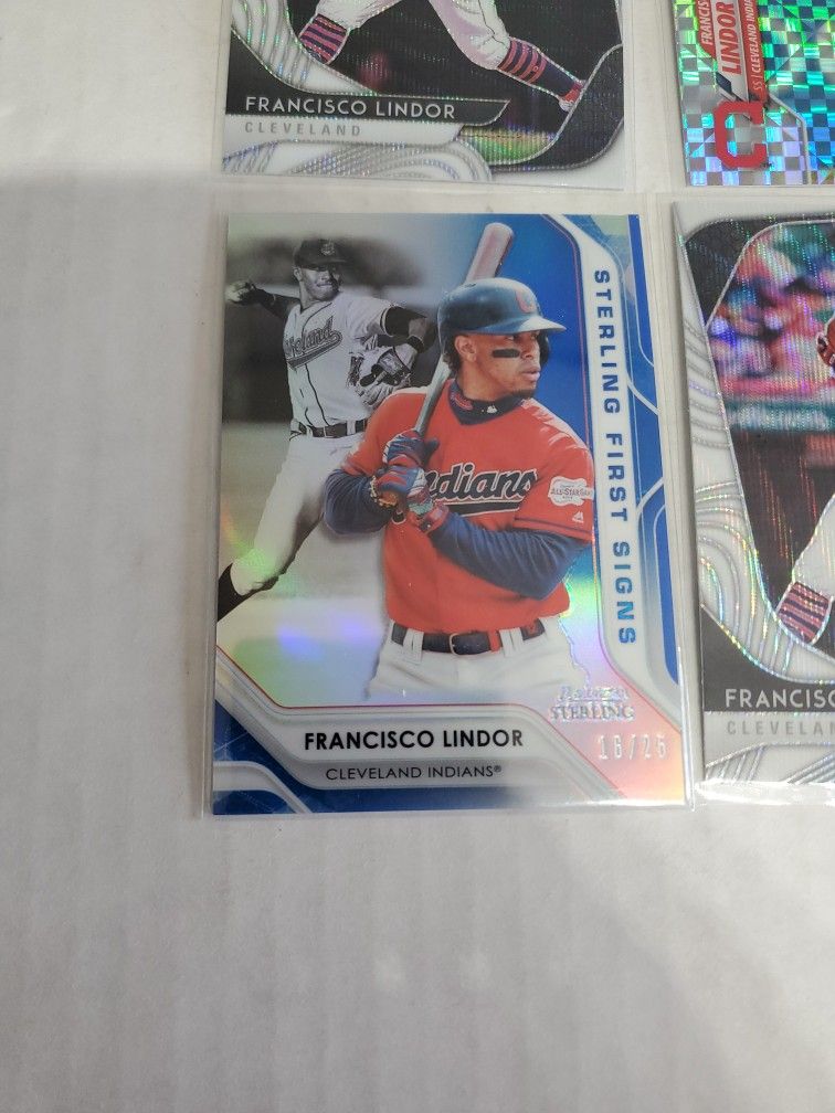 Francisco Lindor Refractor LOT /25 Serial Number