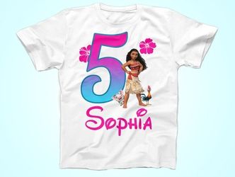 custom printed shirts for your next birthday party or disney trip