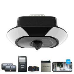 41

Chamberlain 1.25-HP Secure View and Corner to Corner Lighting Smart Belt Drive Garage Door Opener Works with Myq Wi-fi Compatibility Battery Back-