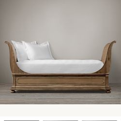 Restoration Hardware St. James Sleigh Daybed With Trundle