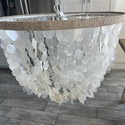 Capiz Light Fixture Chandelier
