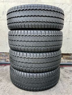 🚨 4 CONTINENTAL LT 235/65/16 CARGO TIRES $365 CASH TOTAL 🚨 FREE BALANCING & INSTALLATION 🚨