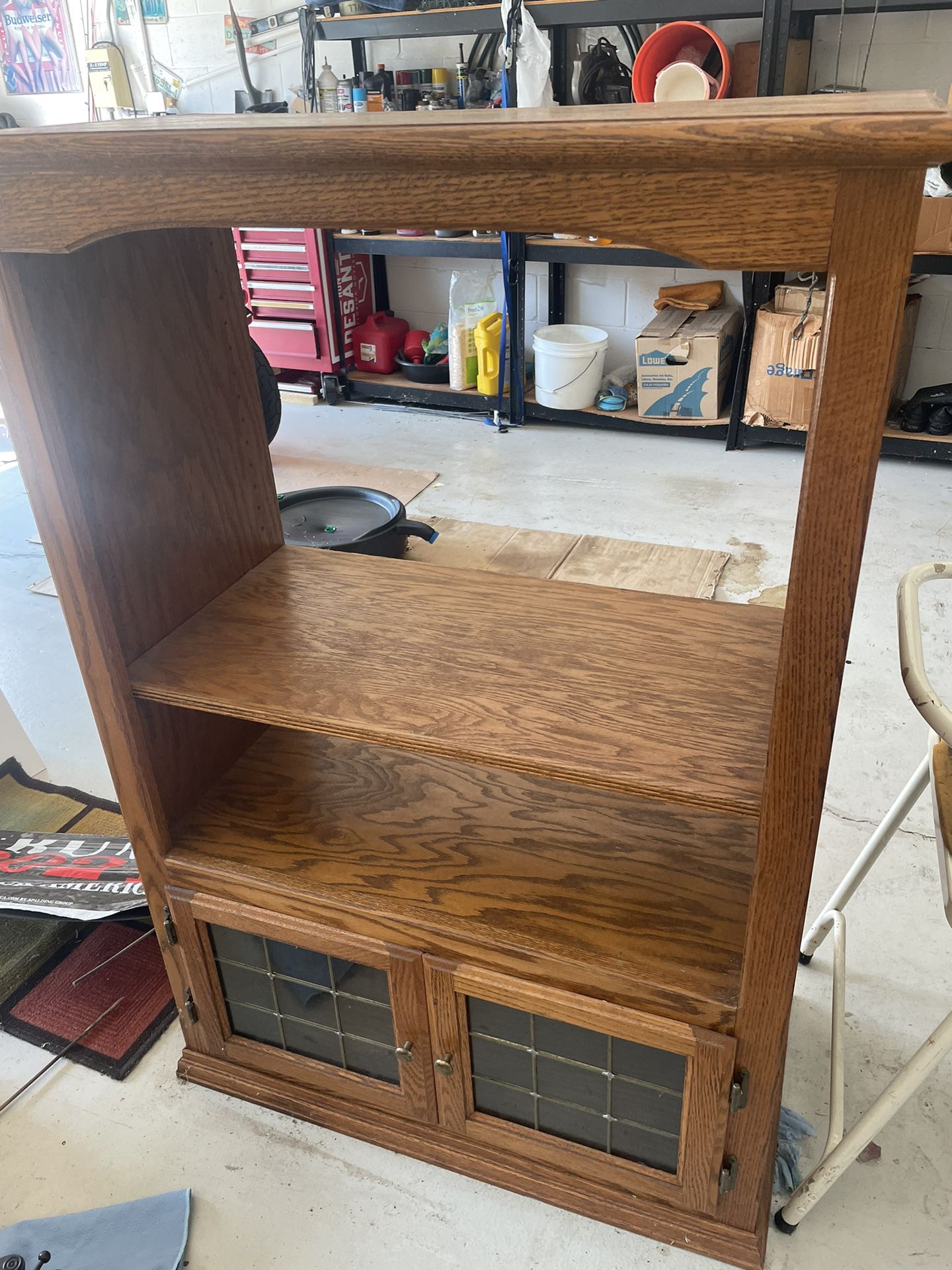 Wooden Cabinet With Shelves
