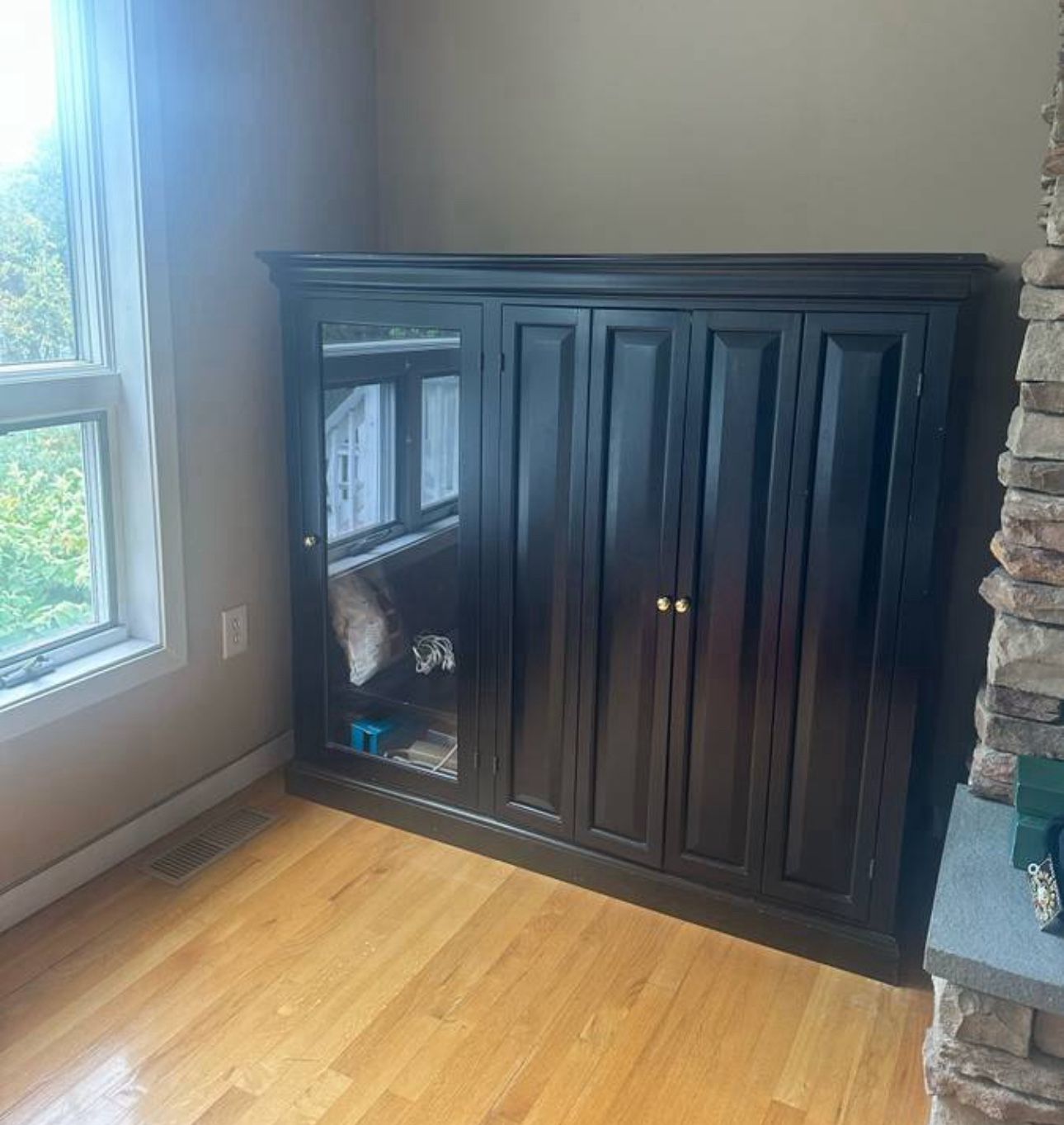 Black Storage Cabinet