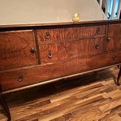 Antique Buffet Side Table 