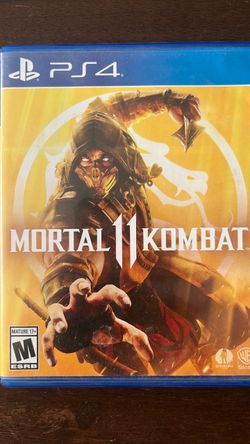 PlayStation 4. Mortal Kombat.