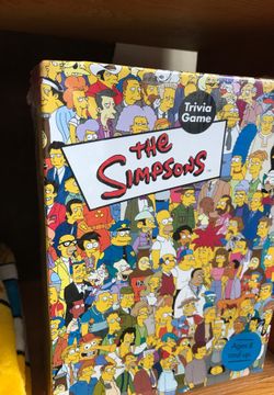 Simpson trivia game collectible.