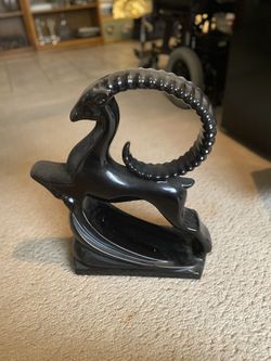 Royal Haeger Leaping Gazelle Sculpture 