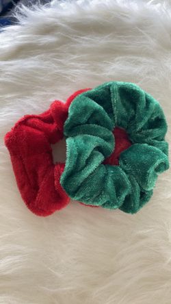 Christmas inspired scrunchies