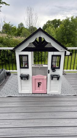 Wooden playhouse