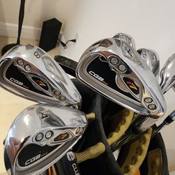 GOLF CLUBS TaylorMade R7 CGB MAX iron golf club, designed for maximum distance and forgiveness, Set of 7 PLUS  Bag & 5 Additional Clubs