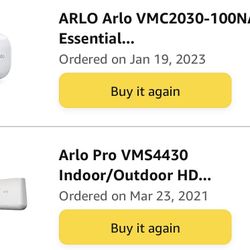 Wireless Wi-Fi Arlo Cameras