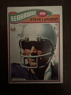 Steve Largent Topps Rookie Card 1976