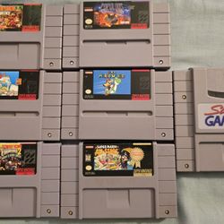 Super Nintendo Game Lot