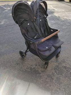 Joie Rosemary LX Full-Size Double Stroller Shale