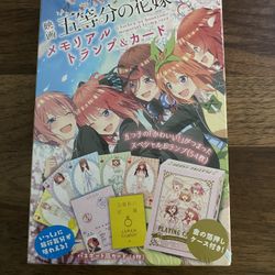 Quintessential Quintuplets Limited Memorial Playing Cards