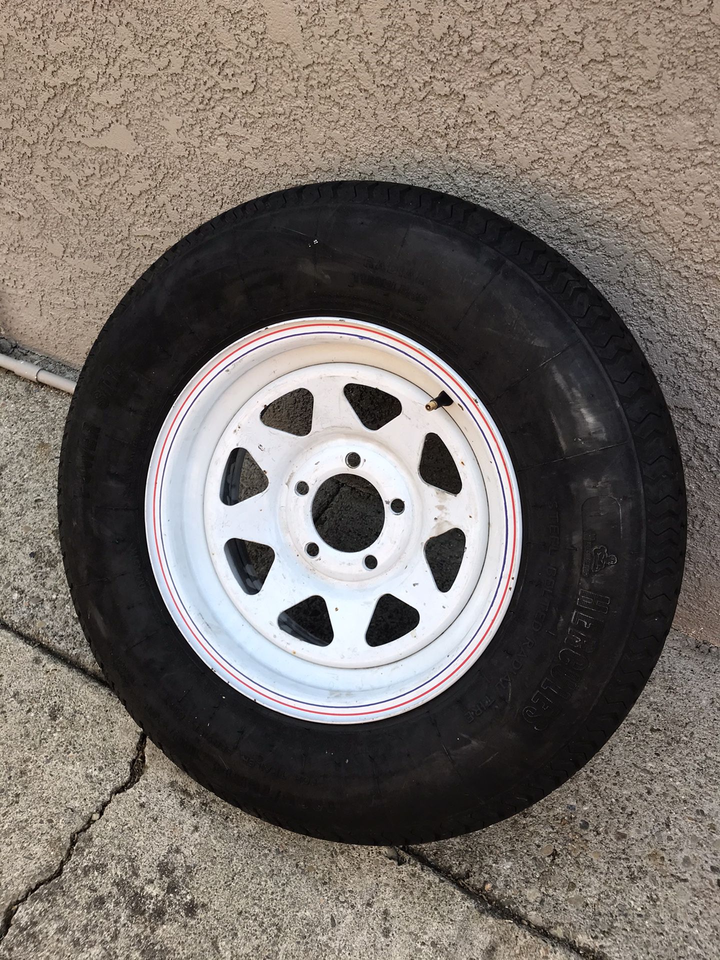 Trailer Spare Wheel / Tire 205/75/R14 St2 8 Ply