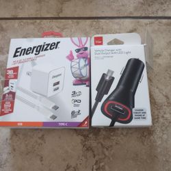 Brand New Phone Chargers! I Have Too Many! $7 For Both!