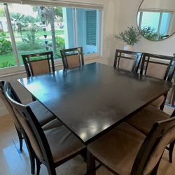 Dark  Wood Dining Table