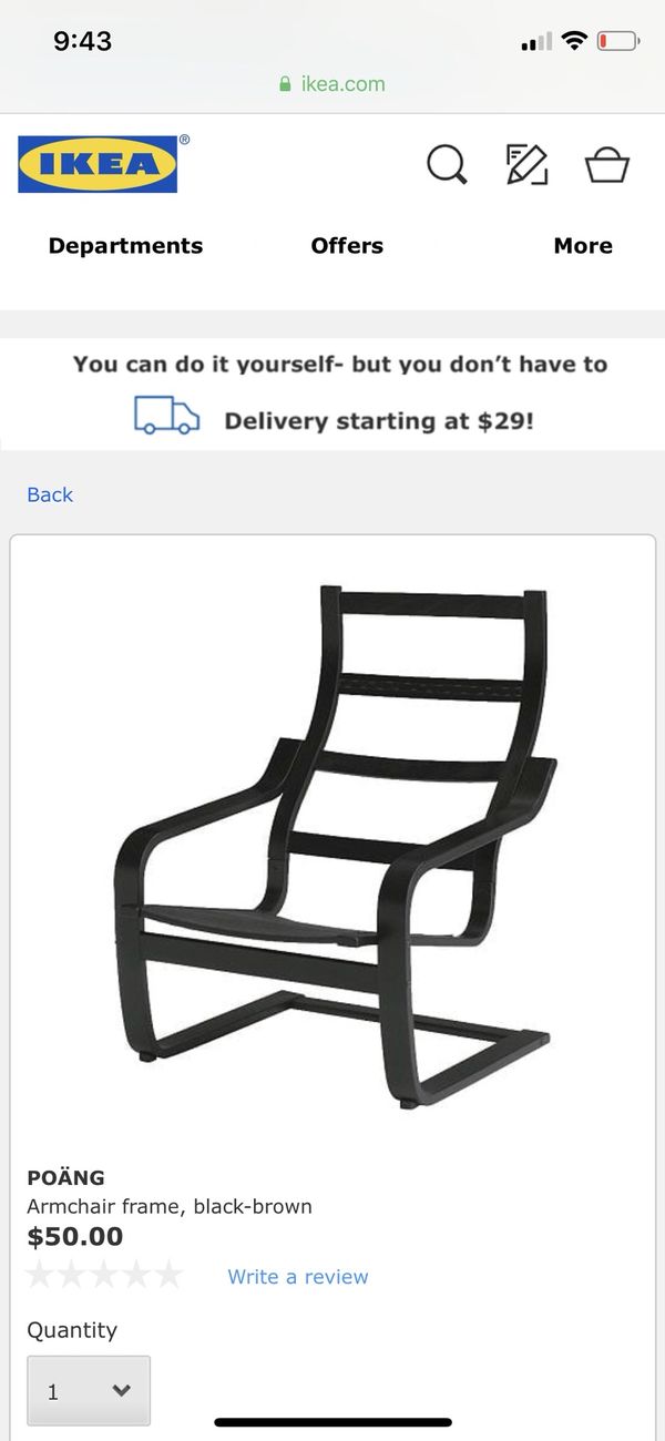 Ikea Poang Chair Ottoman For In Wilmington De Offerup