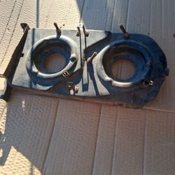 1966 Chevelle.  headlight bucket bracket left side.