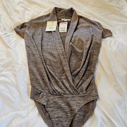 NEW Gold Shimmer Sleeveless Bodysuit