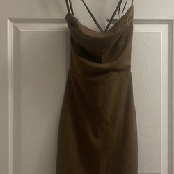 Brand New Light Brown Mini Dress Size S Juniors 